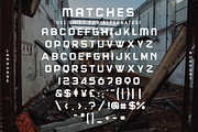 Matches, a Sans Serif Font by 1871 Project (Thumbnail 3 of 5)