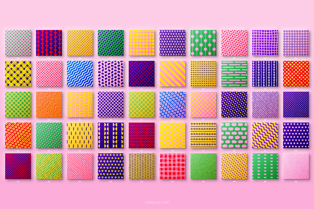 Hand-Drawn Patterns, Shapes, Brushes, a Pattern Graphic by Samolevsky (Photo 15 of 23)