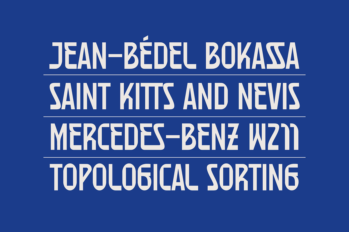 ST Friday — All Caps Display, a Sans Serif Font by Type it Easy (Photo 13 of 17)