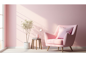 light reading pink ai generated, an Architecture Photo by pikepicture