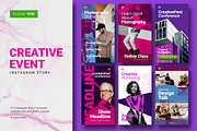 Creative Event Instagram Stories, a Social Media Template by Louds Studio (Thumbnail 1 of 5)