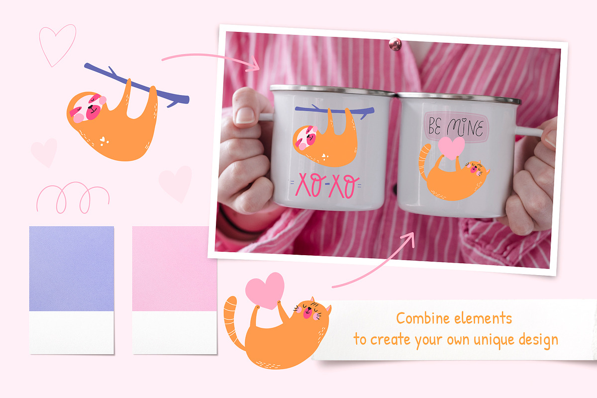 Valentine's Day Clipart, Lettering, an Illustration by Mariart_i (Photo 8 of 11)