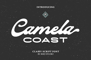 Camela Coast, a Script Font by StudioRhd