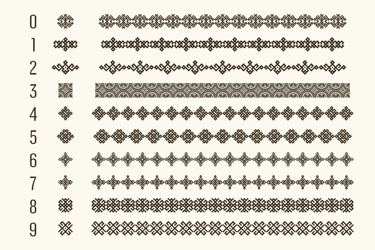 Symbol font Ethnica preview 4