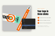 Ticket and Wristband Mockup Pack, a Merchandise Mockup by Motion-Box (Thumbnail 4 of 4)