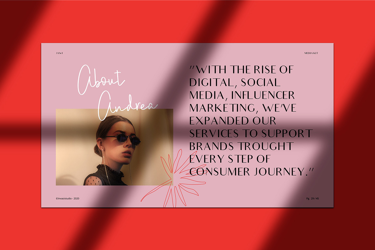 JAWI - Keynote Media Kit Templates, a Presentation Template by Invasi Studio (Photo 2 of 11)