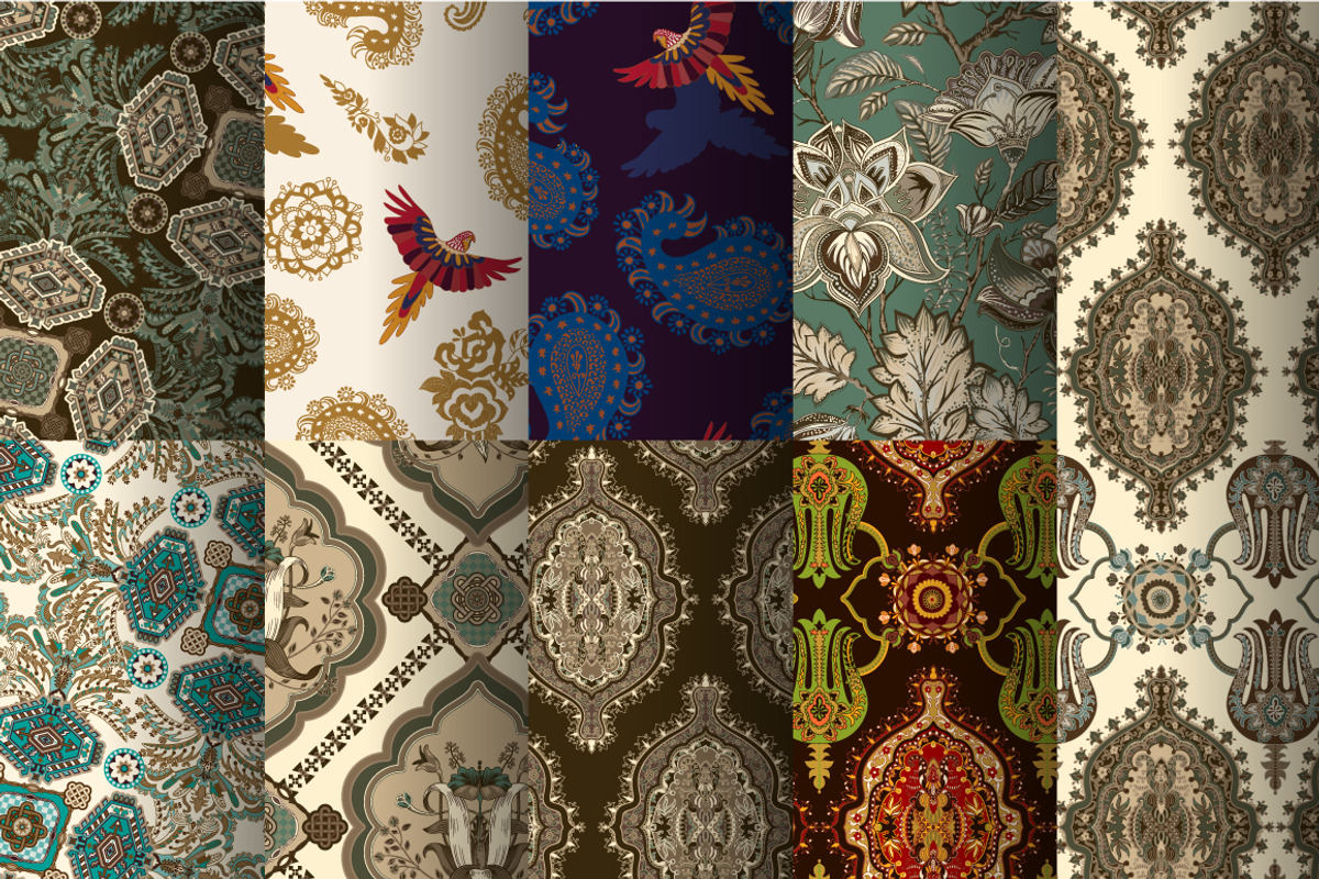 10 Colorful PATTERNS, a Pattern Graphic by Sunny_Lion