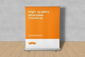 Roll Up Banner Big Size Mockup