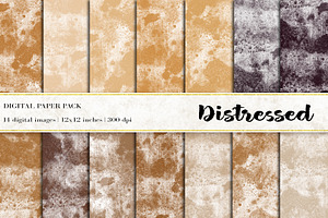 Distressed Digital Papers