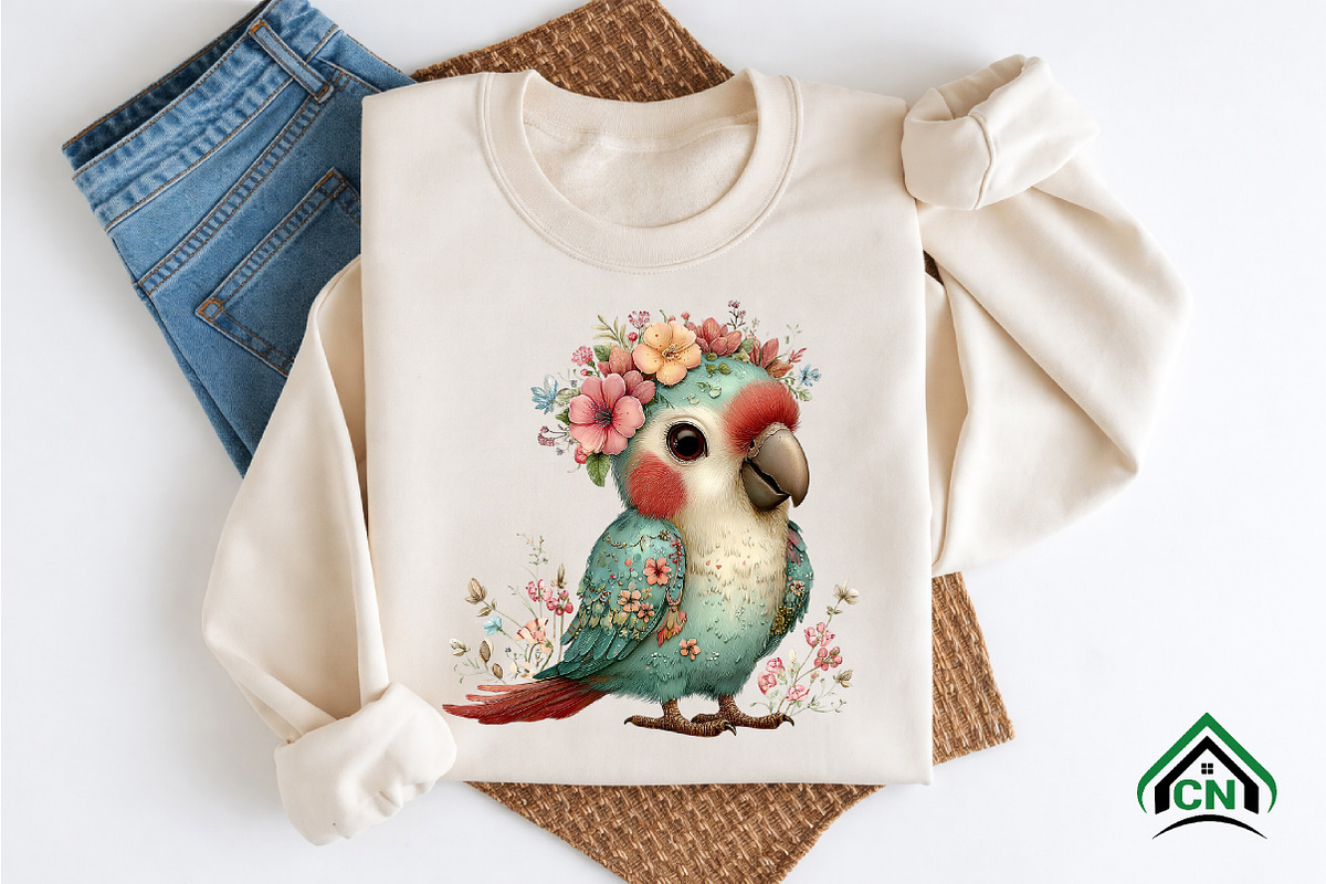 Summer Tropical Birds Clipart, an Illustration by Craft Nest (Photo 8 of 12)