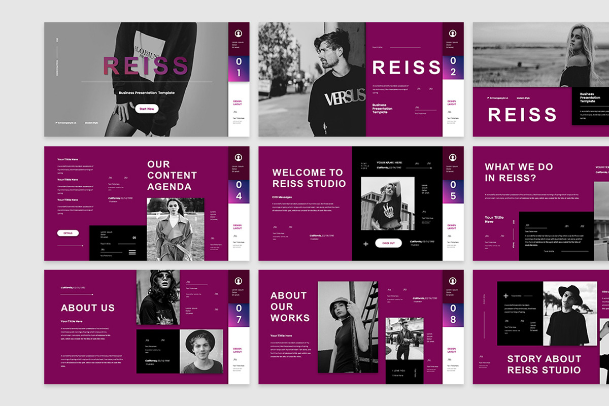 Reiss Presentation Template, a Presentation Template by Analogous Temp (Photo 2 of 5)