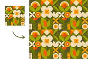 Geometric Floral Seamless Pattern, a Pattern Graphic by ItsReksita Pattern (Thumbnail 3 of 10)