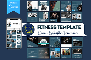 Fitness Templates - Canva Editable