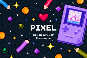 Pixel Art Procreate Brushes
