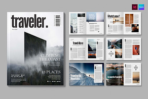 Magazine Template, a Magazine Template by BrandPacks