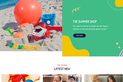 Kids Toys Store WooCommerce WP Theme, a WordPress Template by UInstrument (Thumbnail 3 of 8)