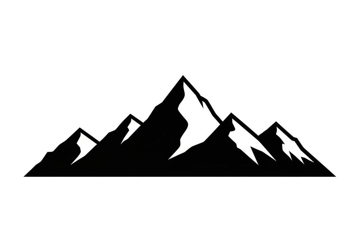 50 Mountain Landscape Silhouette Bun, an Illustration by Designer_Momina (Photo 18 of 51)