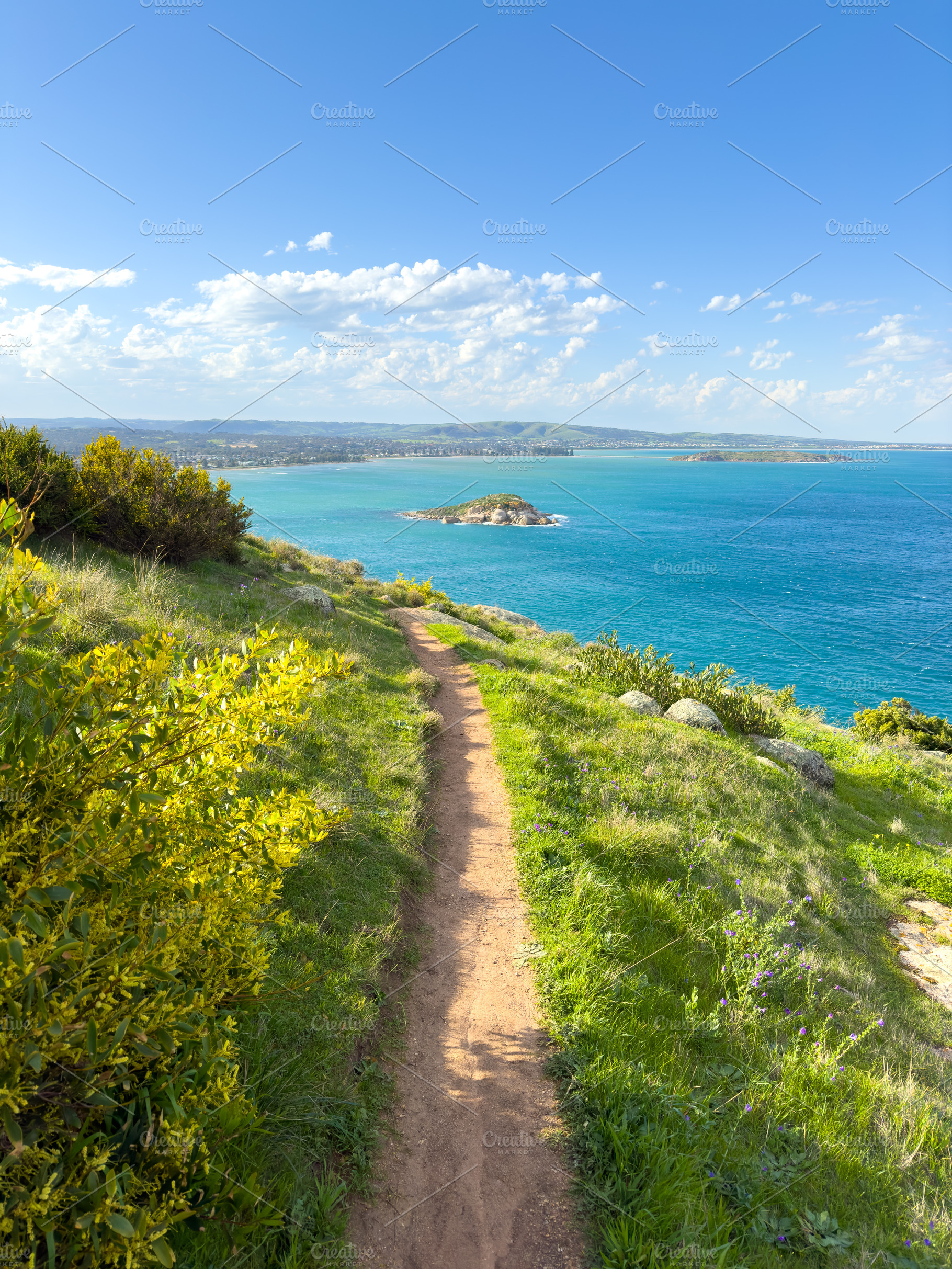 Hiking The Bluff Towards Victor Harbor South Australia, a Nature Photo by THP Creative