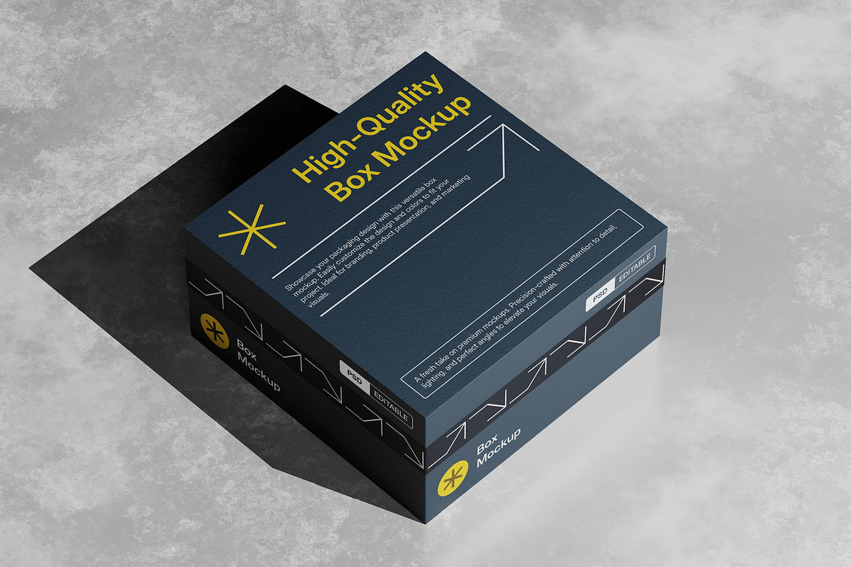 Premium Box Mockup, a Packaging Mockup by Alolieli Studio (Photo 2 of 5)