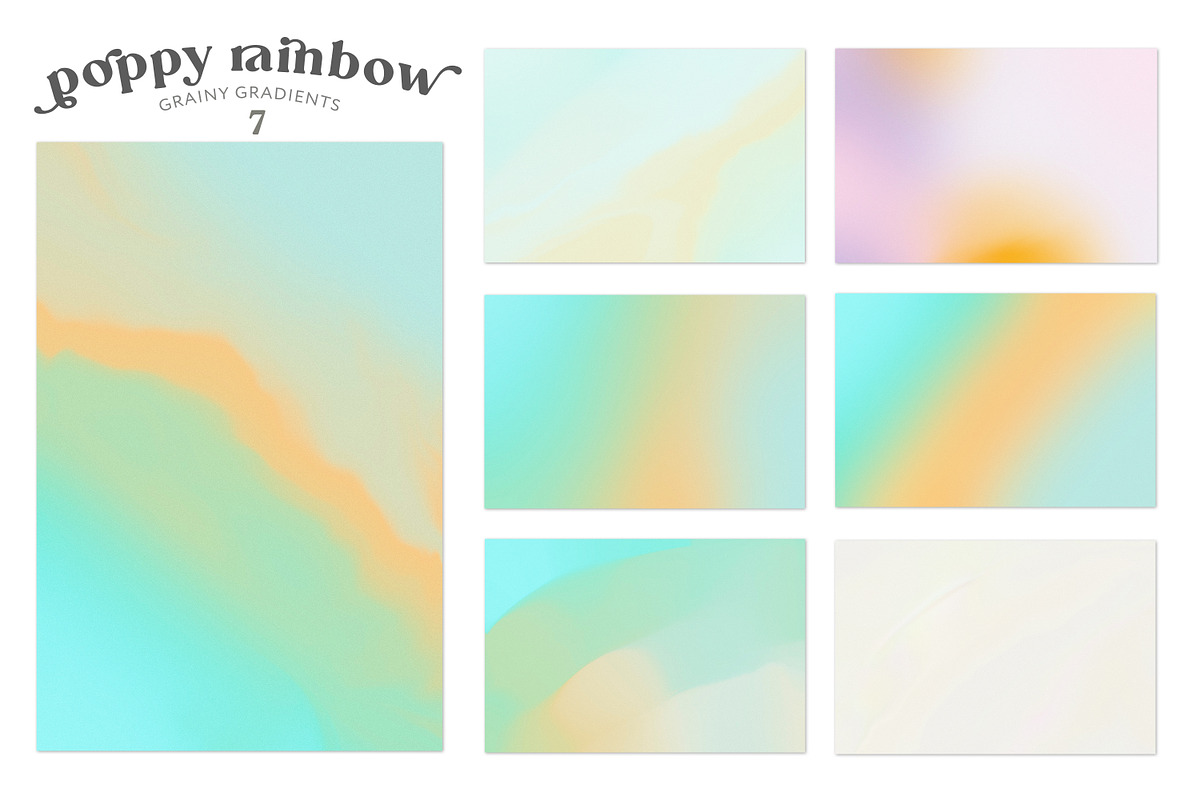 Poppy Rainbow Floral Watercolor Set, an Illustration by Cat In Colour (Photo 8 of 10)