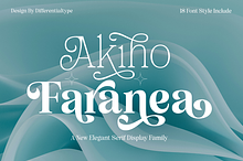 Akiho Faranea - Serif Display Family