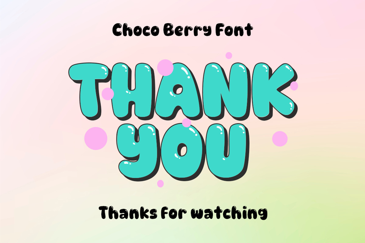 CHOCO BERRY FONT, a Handwritten Font by Fargun Studio (Photo 20 of 20)