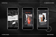 Grunge Instagram Templates Ps, Canva, a Social Media Template by Marie T (Thumbnail 7 of 18)