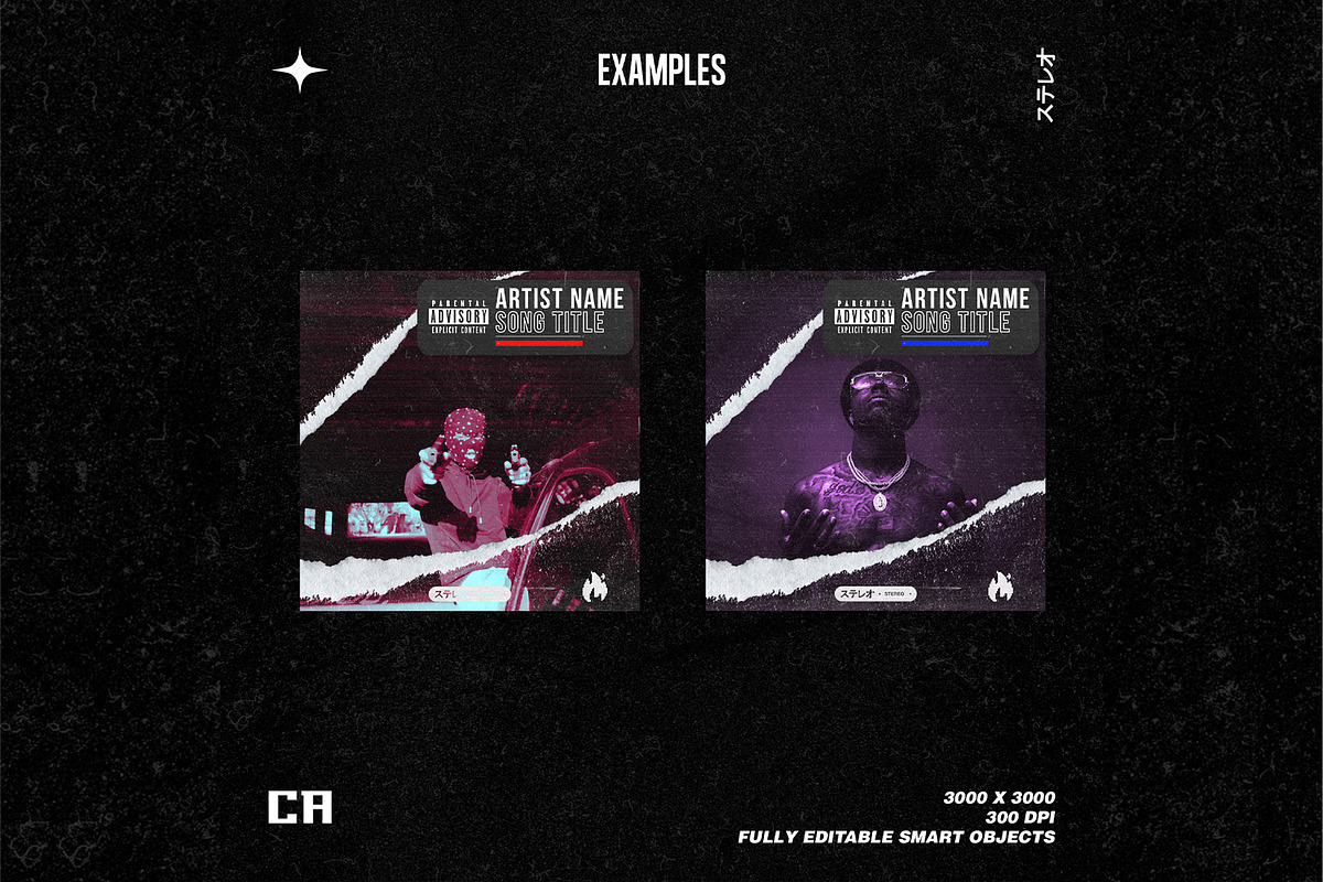 COVER ART TEMPLATE V3, a Templates & Theme by castanearias (Photo 2 of 3)