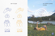 Autism Awareness Hand Drawn Set, an Object Graphic by Alena Koval (Thumbnail 4 of 11)