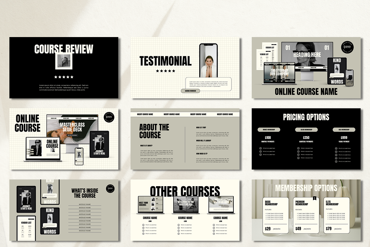 Slide Deck Masterclass Webinar, a Presentation Template by Branding ...