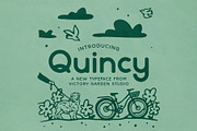 QUINCY | Playful Sans Serif Font, a Font by Victory Garden Studio (Thumbnail 1 of 2)