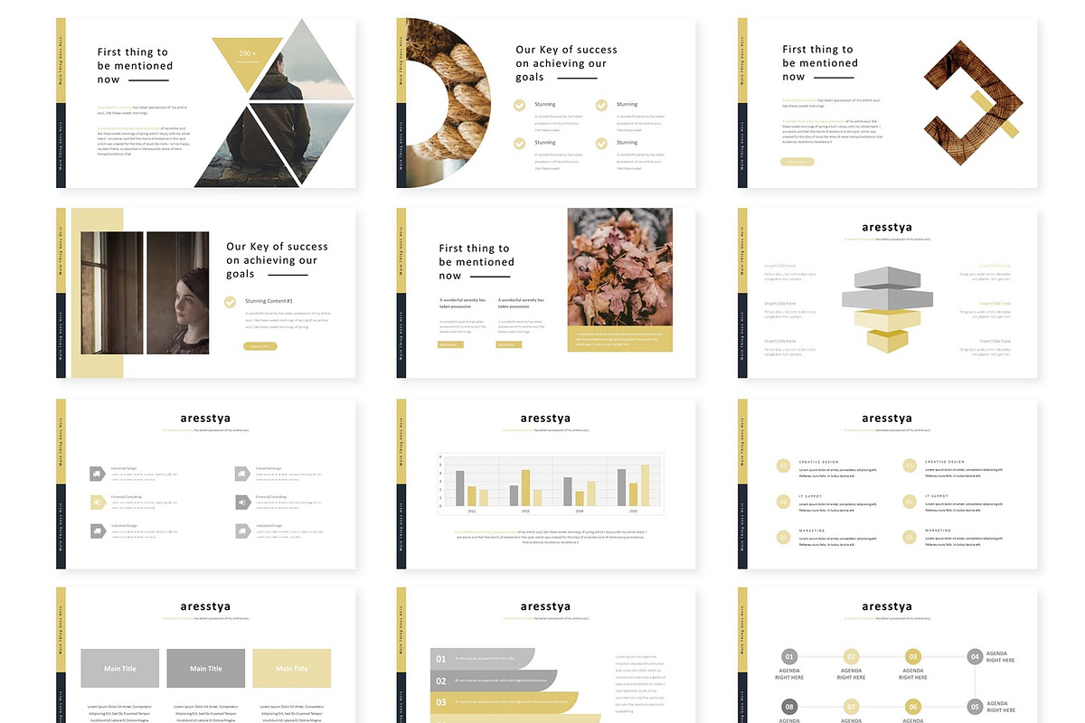 Aresstya - Google Slides Template, a Presentation Template by AQR Studio