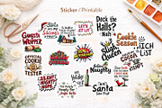 Funny Sarcastic Christmas PNG Bundle, an Illustration by Artnoy (Thumbnail 6 of 8)