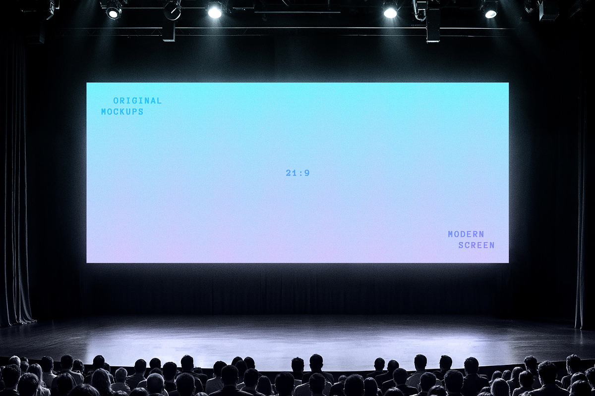 Event Screen Mockup, an Advertising Mockup by Design Squad (Photo 2 of 4)