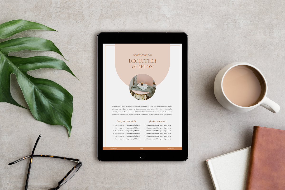 Wellness Workbook & eBook Templates, a Design Template by Studio Soluna (Photo 9 of 16)