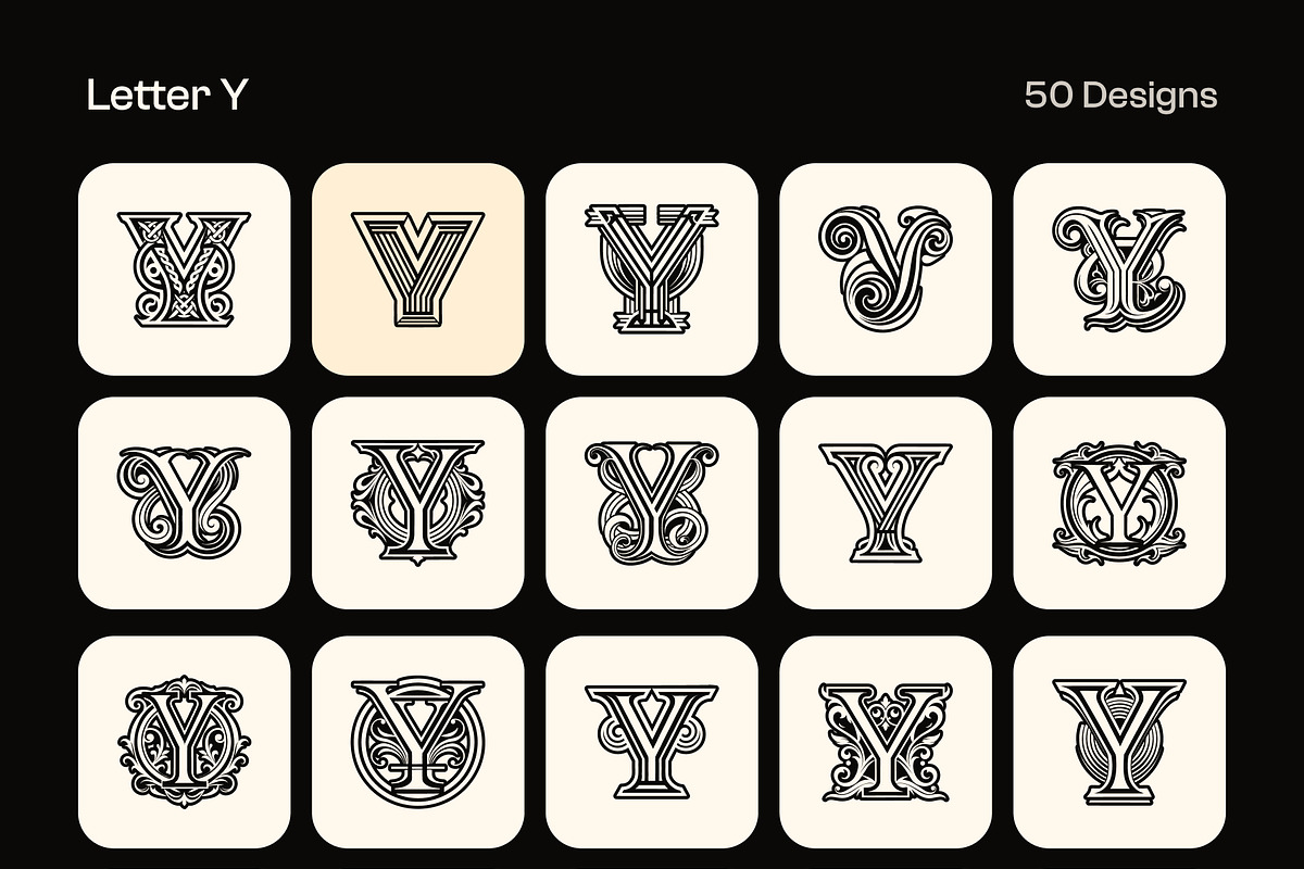 1400 Alphabet Letters Logo, a Solid Icon by Creative Stall (Photo 32 of 34)