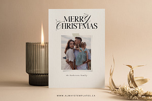 Christmas Card Template CC174