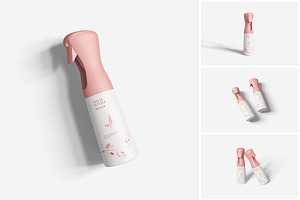 Mist Spray Bottle Mockup, a Product Mockup by MrLetters
