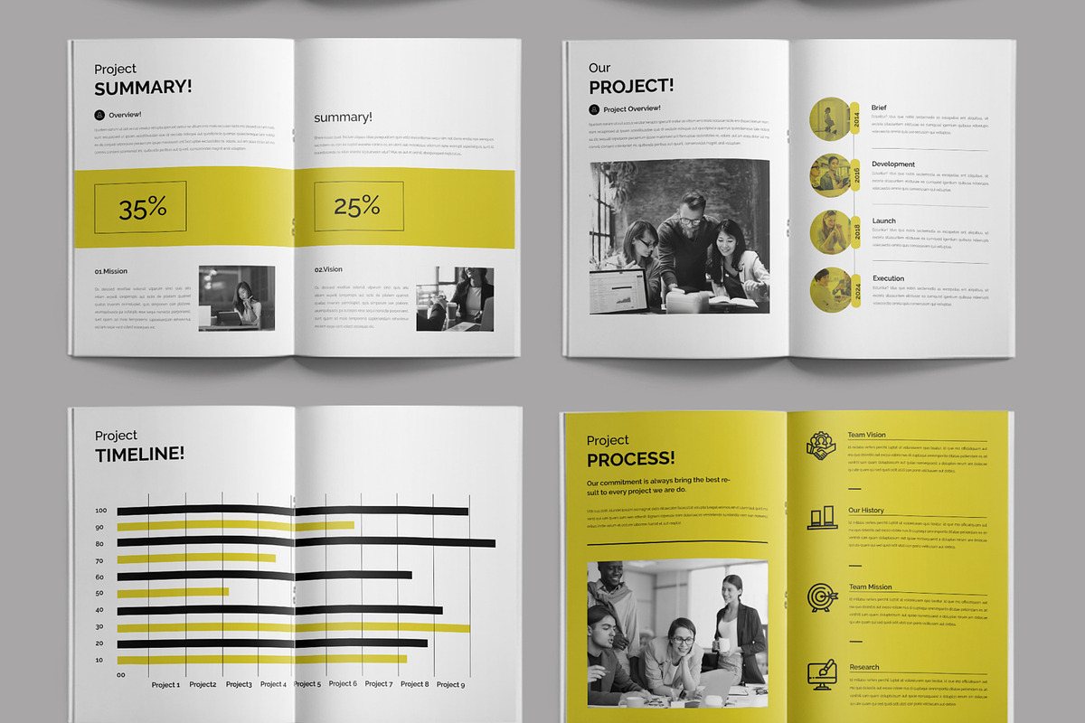 Business Proposal Template Layout, a Brochure Template by ContestDesign (Photo 3 of 4)