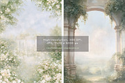 70 Painterly Garden Backgrounds, a Background Graphic by OKArtHub (Thumbnail 6 of 13)