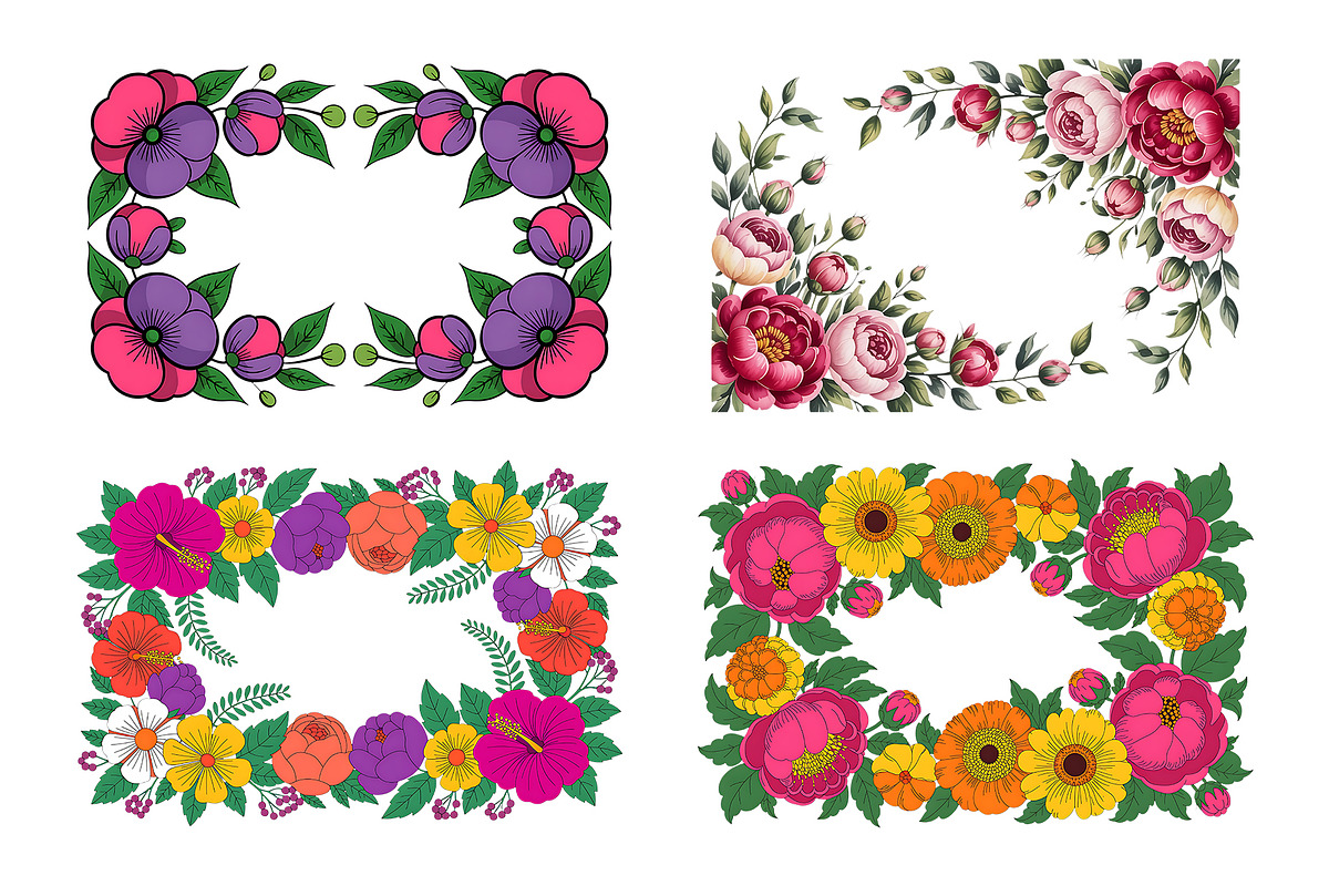 Watercolor Flowers in Spring, a Decorative Illustration by ForhadGFX (Photo 14 of 15)