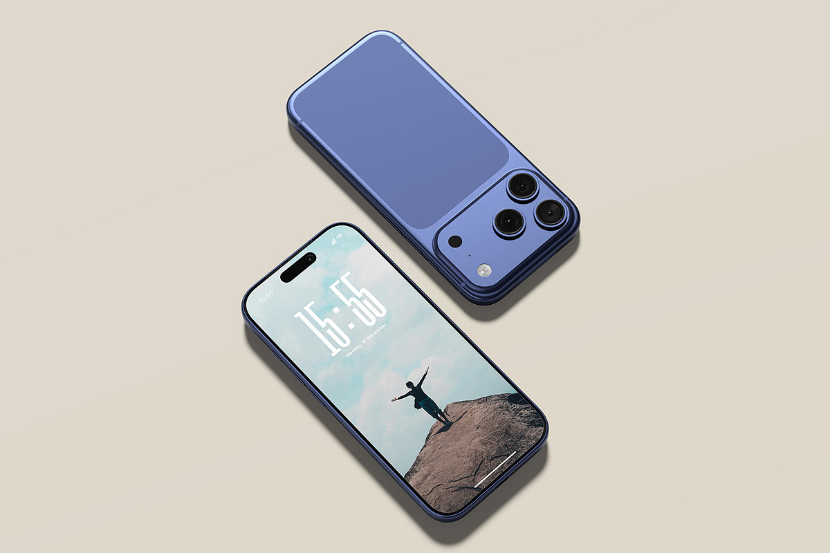 iPhone 17 Pro Mockup, an iPhone Mockup by ZifaraDesign (Photo 10 of 13)