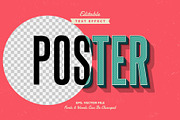 Vintage Retro Poster Text Effect, a Layer Style Add-On by zdson (Thumbnail 2 of 2)