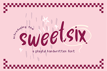 Sweetsix - Playful Font