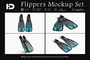 Flippers Mockup Set