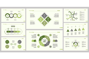 Eight Teamwork Slide Templates Set