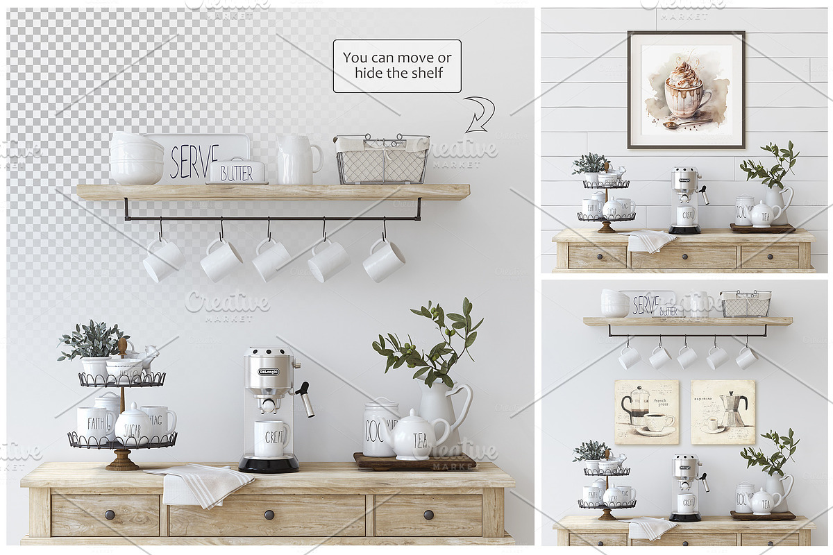 FARMHOUSE Wall&Frame Mockups, a Poster Template by MyHomeMockups (Photo 9 of 11)