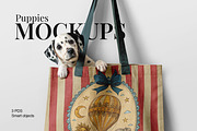 Puppies Mockup set, a Product Mockup by Concept_Space (Thumbnail 6 of 7)