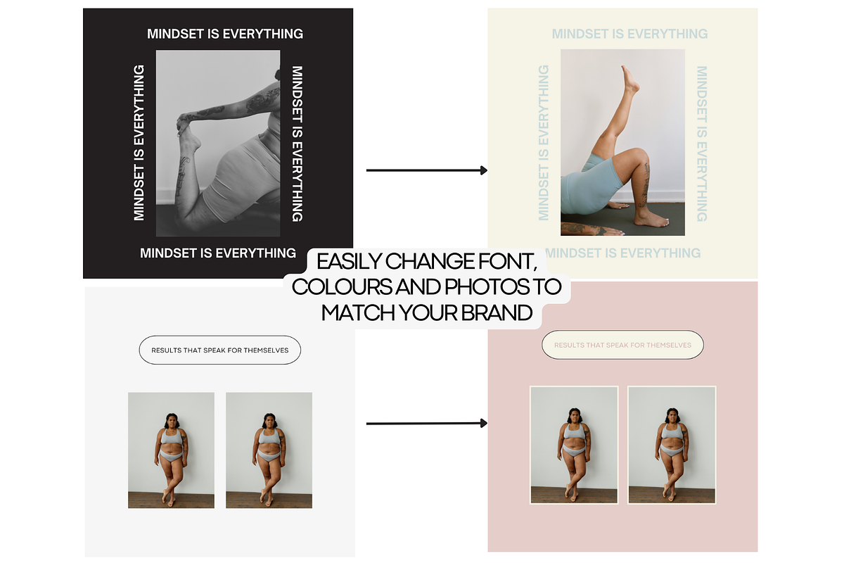 Personal Trainer/Fitness Bundle, a Social Media Template by digitaldispositions (Photo 5 of 9)