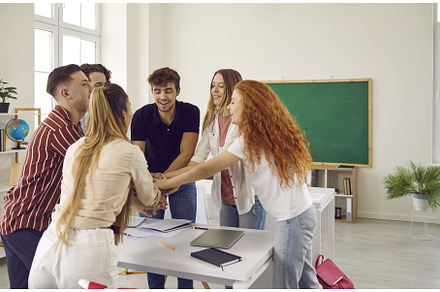 Small group of attractive happy, a School & Education Photo by StudioRomantic